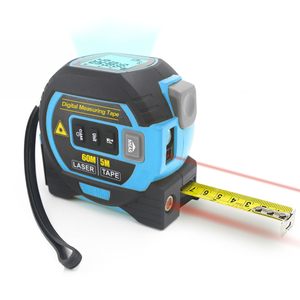 Tapes Adhesives Sealants: 60m 3 in 1 Digital Measure Tape Laser Distance Meter Range Finder