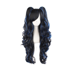 Lolita Long Curly Ponytail Wigs Cosplay Wig