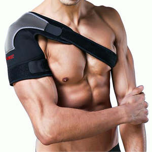 Exercise Equipment Weights: Right Shoulder Adjustable Support Brace Compression Strap Heat Patch Protection Sports
