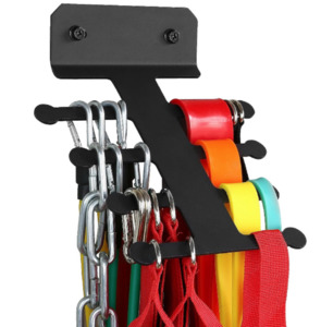 Exercise Equipment Weights: Resistance Rack Band Storage Hanger