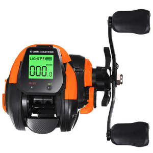 Fishing: Baitcasting Fishing Reel With Electronic Led Screen 7.2:1 10kg Max Drag