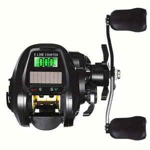 Fishing: 7.2:1 Gear Electronic Baitcasting Fishing Reel Variable Speed Adjustment