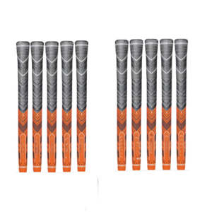 Golf: 10pcs MultiCompound Golf Club Grips Orange