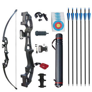 Archery Bow and Arrows Set 40lbs black