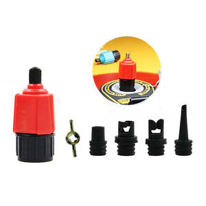 Kayaks: Sup Pump Air Valve Adapter for Inflatable Stand Up Paddle Board Kayak Canoe Boat