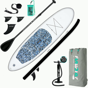 Kayaks: 10ft' Inflatable Stand Up Paddle Board Surfboard SUP