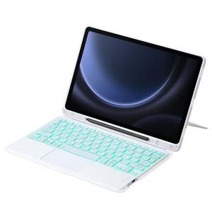 Tablets Accessories: Detachable Keyboard Case for Samsung Galaxy Tab S9 11"/S9 FE 10.9"