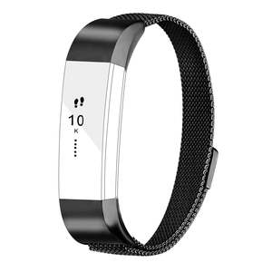 Black Replacement Straps Bands Compatible For Fitbit Alta and Alta HR, Milanese &hellip;