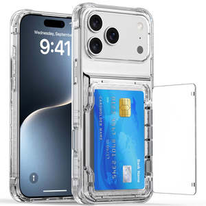 iPhone 17 Pro Max Case Clear Card