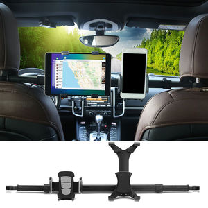Tripods Stands 1: Car Seat Headrest Phone Holder Dual Mount For iPad Tablet