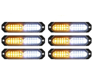 12-LED Strobe Lights 6PCS