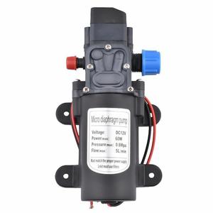 60W 12V 80PSI Water Pump High Pressure 5L/Min Self-Priming Caravan Camping Boat