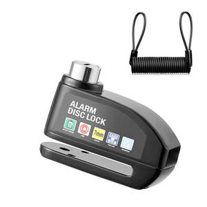 Motorbike Accessories 1: Motorcycle Alarm Disc Lock Black