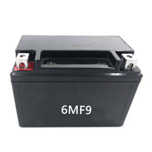Motorbike Accessories 1: 12V 9AH 6MF9 Lead Acid Motorcycle Battery