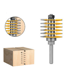 8mm Shank Finger Joint Router Bit Woodworking Cutter