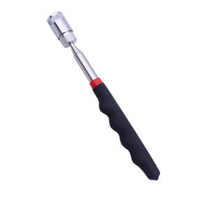 Portable Telescopic Magnetic Pick Up Tool With LED Light Clip Picker Rod Stick