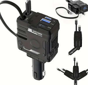 Cigarette Light Adapter Charger with Type C Cable