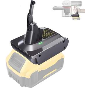 Vacuum Accessories: Dewalt 18V 20V Battery to Dyson V7 V8 Adapter Converter