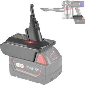 Vacuum Accessories: Milwaukee M18 18V Battery Converter Adapter to Dyson V7 V8 Battery