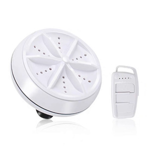 Cleaning Laundry: Mini Washing Machine Ultrasonic Turbine Washing Machine