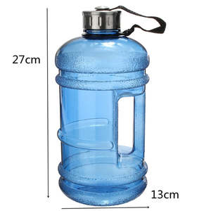 2.2L Large Water Bottle Cap Big Drink Kettle BPA Free Sport Training Workout Gym