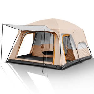 Camping: Camping Tent 5-8persons 310x220x190cm Khaki