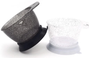 2pk Galaxy Glitter Colour Bowls & Suction Rings – Salon Supplies