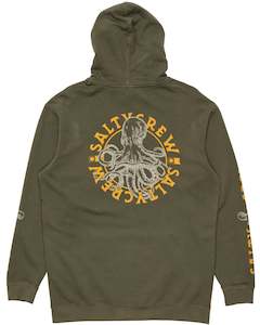 TENTACLES MW HOOD-DUSTY OLIVE