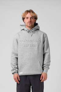 Emboss Hood - Grey Marl