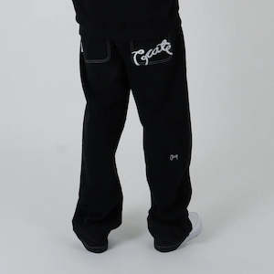 Bottoms: CRATE BAGGY BARRY DENIM - ACID BLACK
