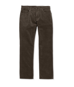 Pants: SOLVER 5 POCKET CORD - BISON