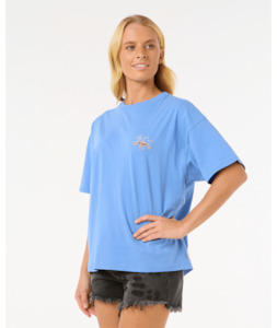 Tees 1: HIBISCUS DIAMOND HERITAGE TEE - BLUE