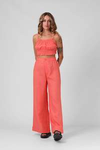 Womens Pants: Canguu Pant - Washed Coral