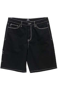 GRAFFITI CONTRAST WORK SHORT - BLACK