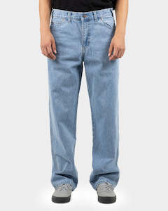 Mens Jeans: RELAXED STRAIGHT FIT - LIGHT INDIGO