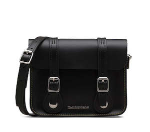 Dr Martens: 7" LEATHER SATCHEL BLACK KIEV