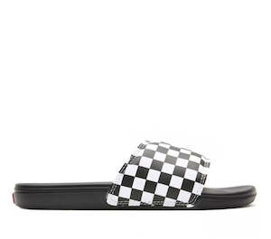 Nike Slides: LA COSTA SLIDE-ON (CHECKERBOARD) TRUWHT/BLK