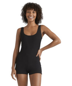 TANLINES RETRO SURF BODYSUIT-BLACK