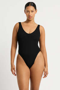 Swimwear: Mara One Piece - Black Eco