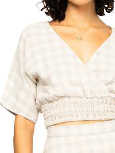 Fashion Tops: ROYALS TOP - Light Fennel