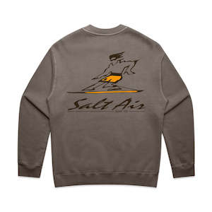 Salt Air Gear: Salt Air - 93 REISSUE 2.0 - Crew - Faded Grey
