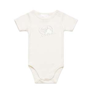 Salt Air Gear: Organic Infant One-Piece - Natural - OG Puff