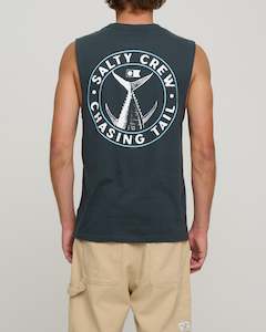 Mens Tanks: TAILGATE MUSCLE TANK - COAL