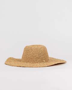 Sun Hats: ROMANCE STRAW HAT - CARAMEL / INCENSE 1