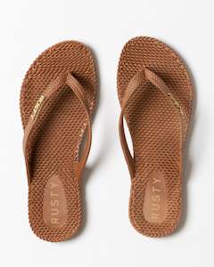 Jandals: FLIP OUT THONG - CAPPUCCINO