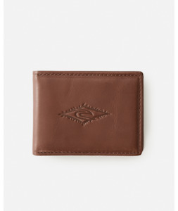Wallets: RAW ENERGY RFID SLIM - BROWN