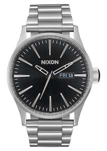 Mens Watches: Sentry SS Black Sunray
