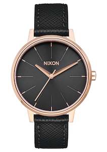 Kensington Leather - Rose Gold / Black