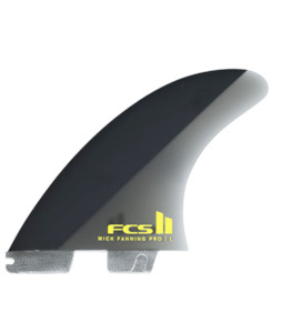 Fcs: FCS II MF PG Black/Acid Medium Tri Fins