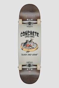 Globe: KIDS SOFTIE MID - DARK MAPLE/CONCRETE DREAMS